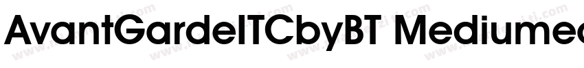 AvantGardeITCbyBT Mediumeot字体转换
